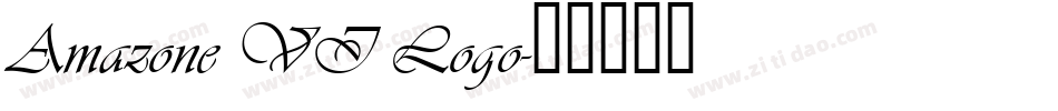 Amazone VI Logo字体转换
